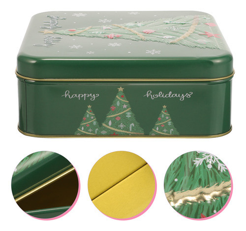 Caixa De Presente De Chocolate Para Latas De Doces De Natal 1