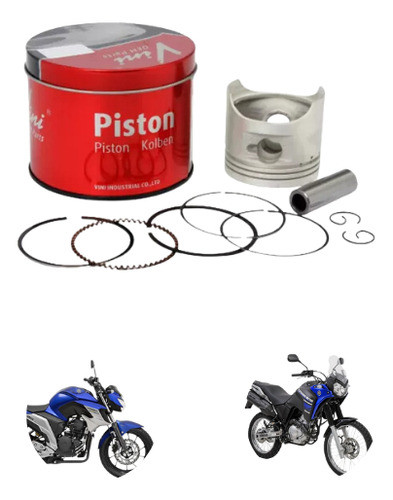 Pistao C/anel Fazer - Xtz Lander - Tenere 250 0.75 Vini 0