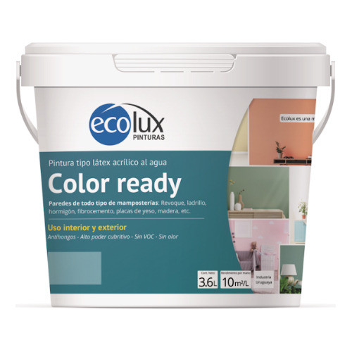Látex Interior/exterior Antihongos 3.6 Lts Ballena Ecolux 0