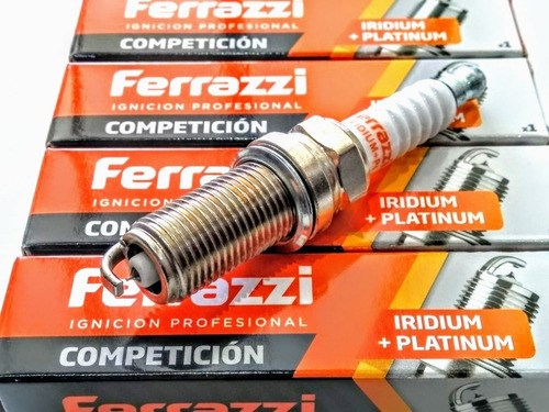 Bujía Iridium + Platino Ferrazzi Renault Clio 1.2 Mio 0