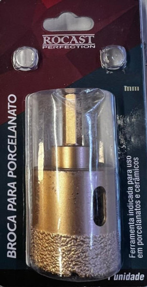 Broca Serra Copo Diamantada Porcelanato 30mm Rocast 118,0011 1