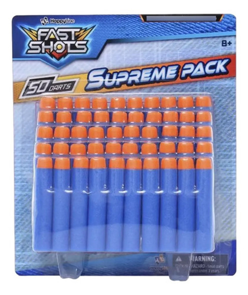 Dardos Blast Repuesto Recarga X50 Compatible Armas Juguete 0
