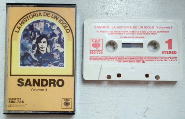Sandro La Historia De Un Ídolo Vol 4 Cassette Arg / Kktus 0