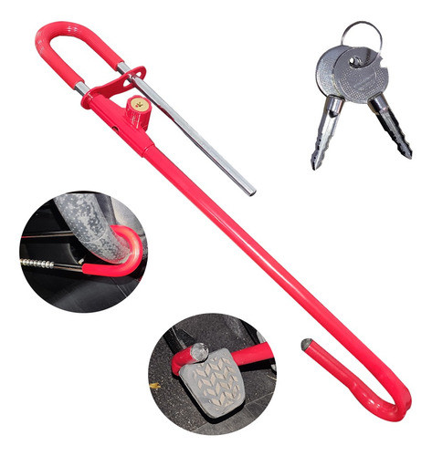 Trava Anti Furto Kombi Gol Palio Ranger Pedal Volante 0