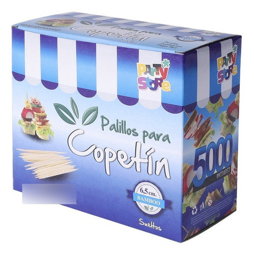 Display Palillos Para Copetin Sueltos X5000 Uni 0