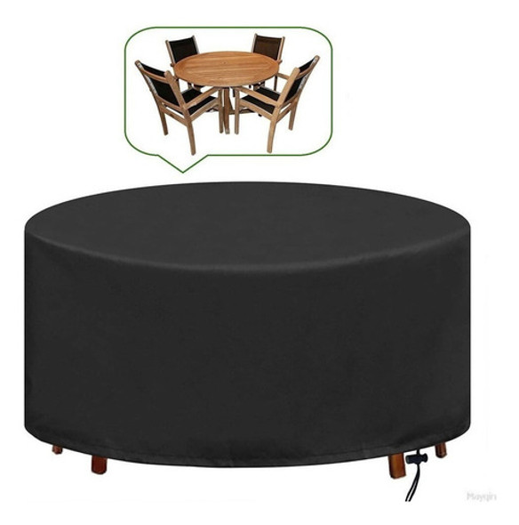 Y Capa Protetora Mesa Cadeiras Redonda Externa Impermeavel 1