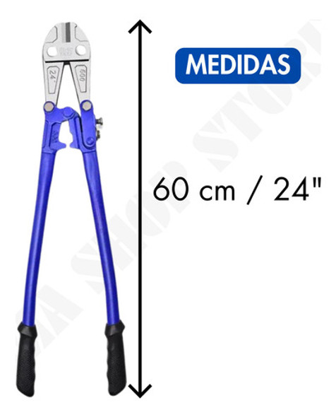 Tesoura Corta Vergalhão 24 Polegadas 600mm Alicate Ferro Aço 1