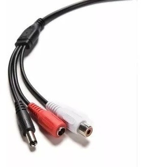 Micrófono Oculto Camaras Seguridad Cctv Espia Dvr 12v C/rca 1