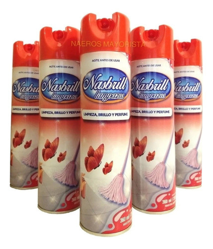 Liquido Para Lampazo Pack X6 Nasbrill Mas Limpieza Y Brillo 0