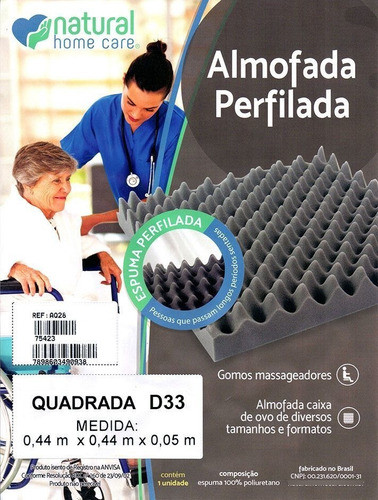 Almofada Perfilada Quadrada D33 Altura - Nhc 1