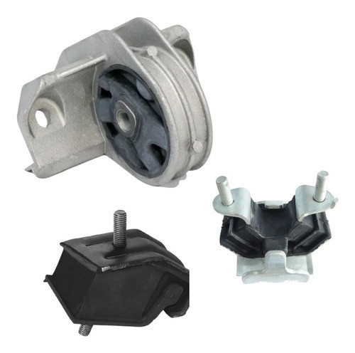 Kit X3 Soportes Patas De Motor Renault Megane R19 1.6 8v 0