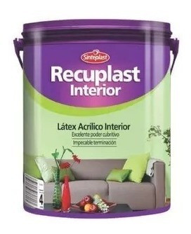 Recuplast Interior Satinado X10 L Pintureria Don Luis Mdp 1