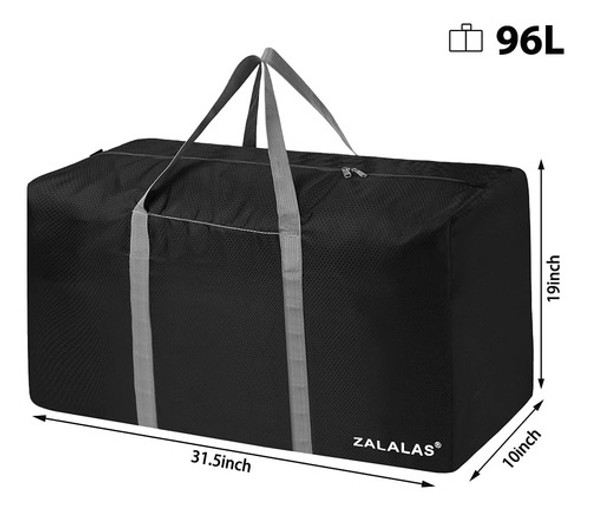 Bolso De Viaje Zalalas, 96l, Liviano Y Resistente Al Agua 1