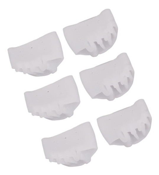 Espaçador De Dedos De Silicone, Separador De Dedos, 3 Pares, 0