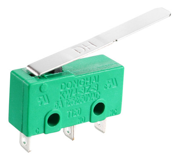 25 Micro Switch 5a 250v Final De Carrera Leva Larga Kw4-3z 0