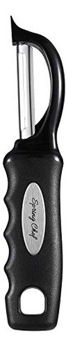 Pelador De Verduras Giratorio Premium, Negro 0
