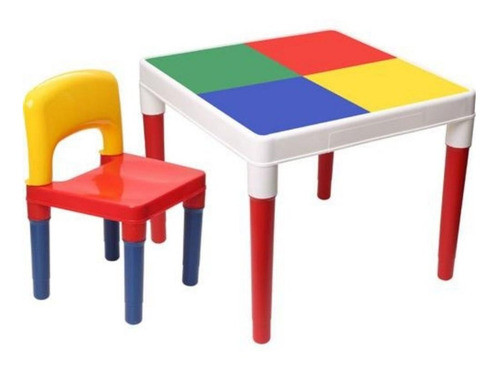 Mesinha Colorida Com 1 Cadeira 0
