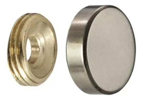 Embellecedor De Aluminio Para Tornillo 16mm X 25 Unidades 1