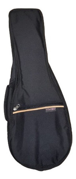 Funda Acolchada Para Ukelele Soprano Impermeable Negra 0