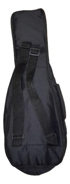 Funda Acolchada Para Ukelele Soprano Impermeable Negra 1
