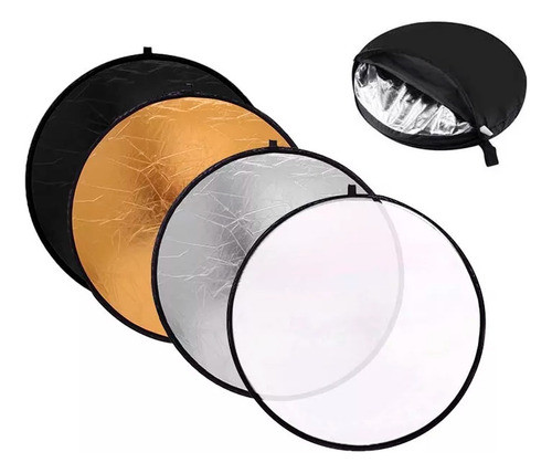 Pantalla Reflectora Fotografia 5 En 1 Reflector 105 Cm Bolso 0