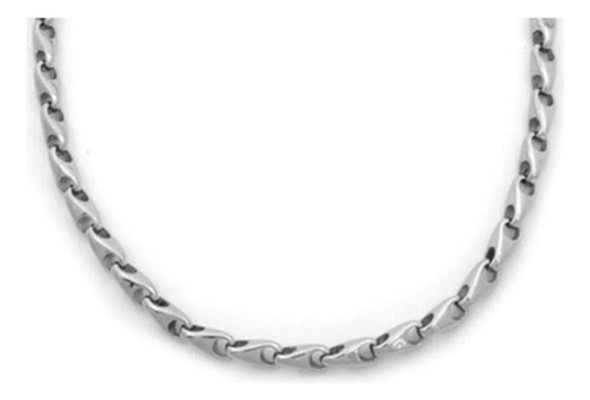 Cadena De Acero Quirurgico Para Hombre Mujer Eslabon Grues 0