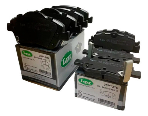 Kit X 8 Pastillas De Freno Para Toyota Corolla 2006-2013 Lpr 0