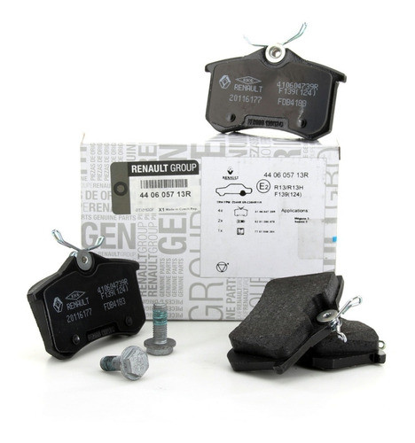 Pastillas Freno Renault Fluence Traseras - Original 0