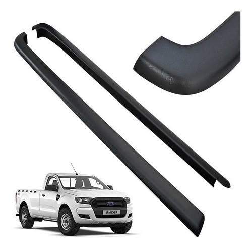 Protetor Borda Lateral Ford Ranger Cabine Simples 2019 2020 0