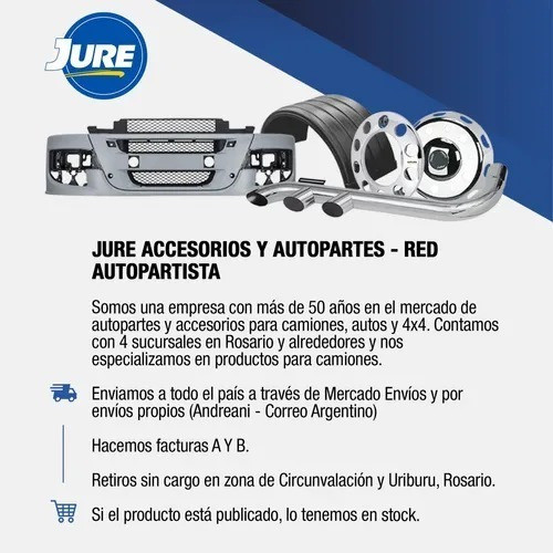 Barrero/ Guardafango 60x50 Iveco Trasero Blanco 1