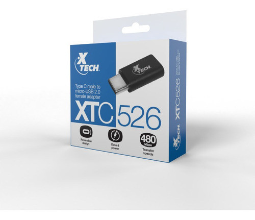 Adaptor Micro-usb A Usb-c Xtech Xtc-526 1