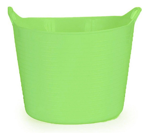 Kit 2 Cestos Balde Flexível C/ Alça 15l Verde- Fersil 1