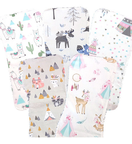 Pack 3 Babitas 30x15cm P/ Hombro De Toalla Con Estampa 0