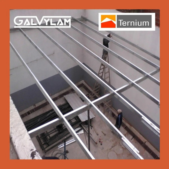 Union Para Perfil C 180 Galvanizado Tramo X 0,40mts 1