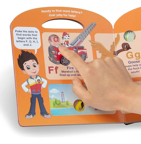 Melissa & Doug Paw Patrol Children's Book - Poke-a-dot: Alph 1