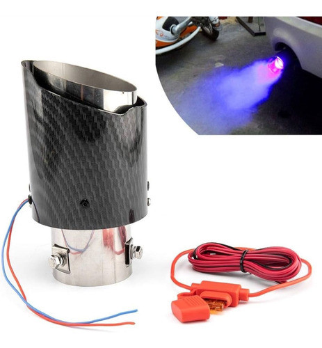 Colita Terminacion Punta Caño Escape Tuning Luz Led 1