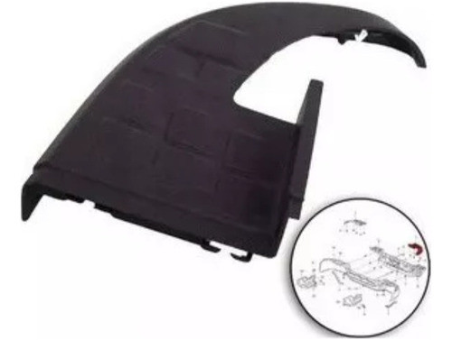 Moldura Pisadera Izq Paragolpe Trasero  S10 Original Nueva 0