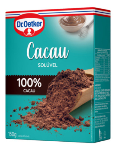 4un Cacau Em Pó 100% De 150g Cada - Dr. Oetker 1