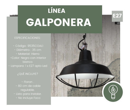 Colgante Galponero C/reja Hierro 1