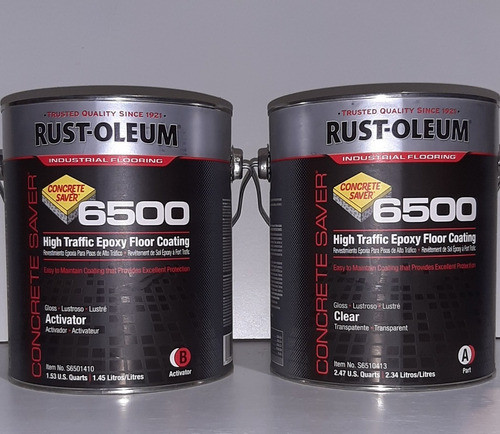 Kit Rust Oleum 6500 Autonivelante Transparente 3.78 0