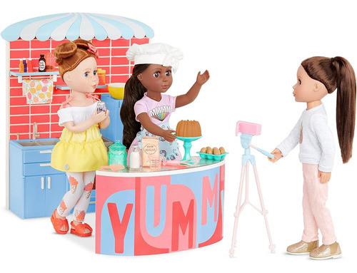 Glitter Girls Cooking Show Set 50+ Accesorios De Comida Y Pa 0