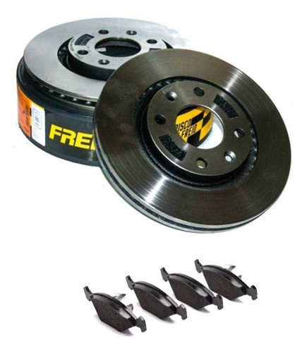 Discos De Freno Y Pastillas Fiat Palio 1.4 Attractive 5p My 0