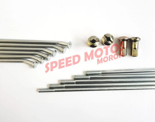 Set Rayos Delanteros P/ Yamaha Dt 125 18 + 18 Premium 1