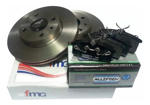 Discos Y Pastillas Freno Astra Vectra Llanta 15 Y 16 4agujer 0