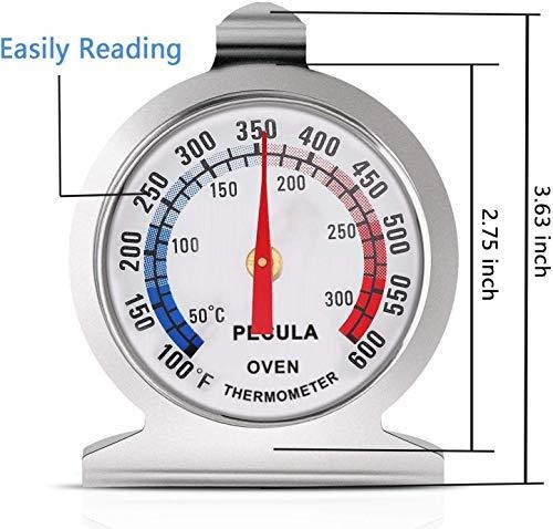 Termometro De Horno 50-300 ° C  En Acero Inoxidable 1