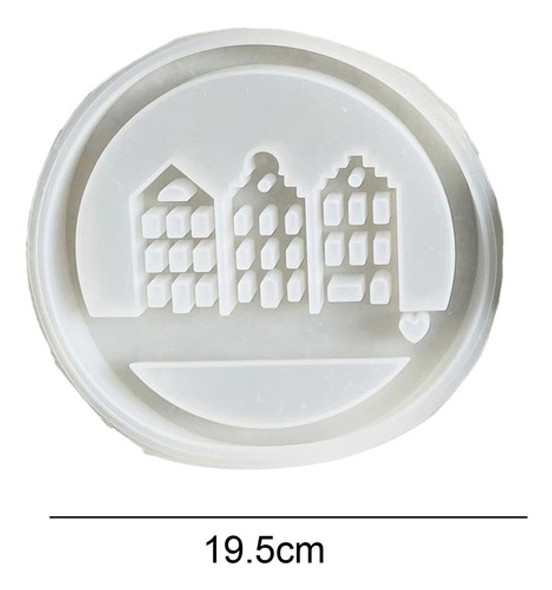Modelo De Silicone Gesso Modelo De Diâmetro Da Casa 19,5 Cm 1