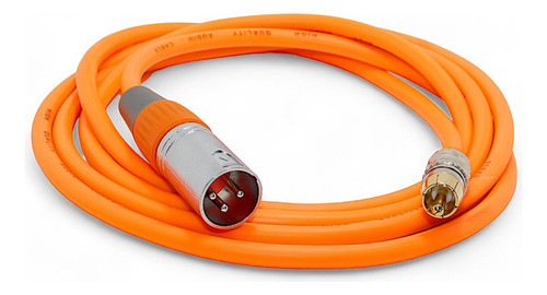 Cable Profesional Canon Xlr Macho  A Rca Macho  Dorado X 2 M 1