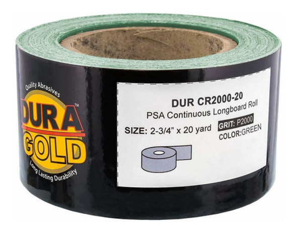 Lija En Rollo Dura-gold 18mt X 70mm Grano 2000 1