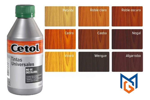Tinta Madera Cetol Universal Color Cedro 60cc Pintura 1