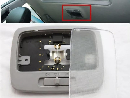 Luz De Teto Central Kia Sportege Até 2011 Cinza Original 1